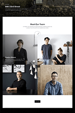 Hosting Company Layout Preview