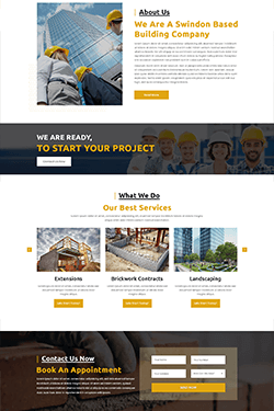 Hosting Company Layout Preview